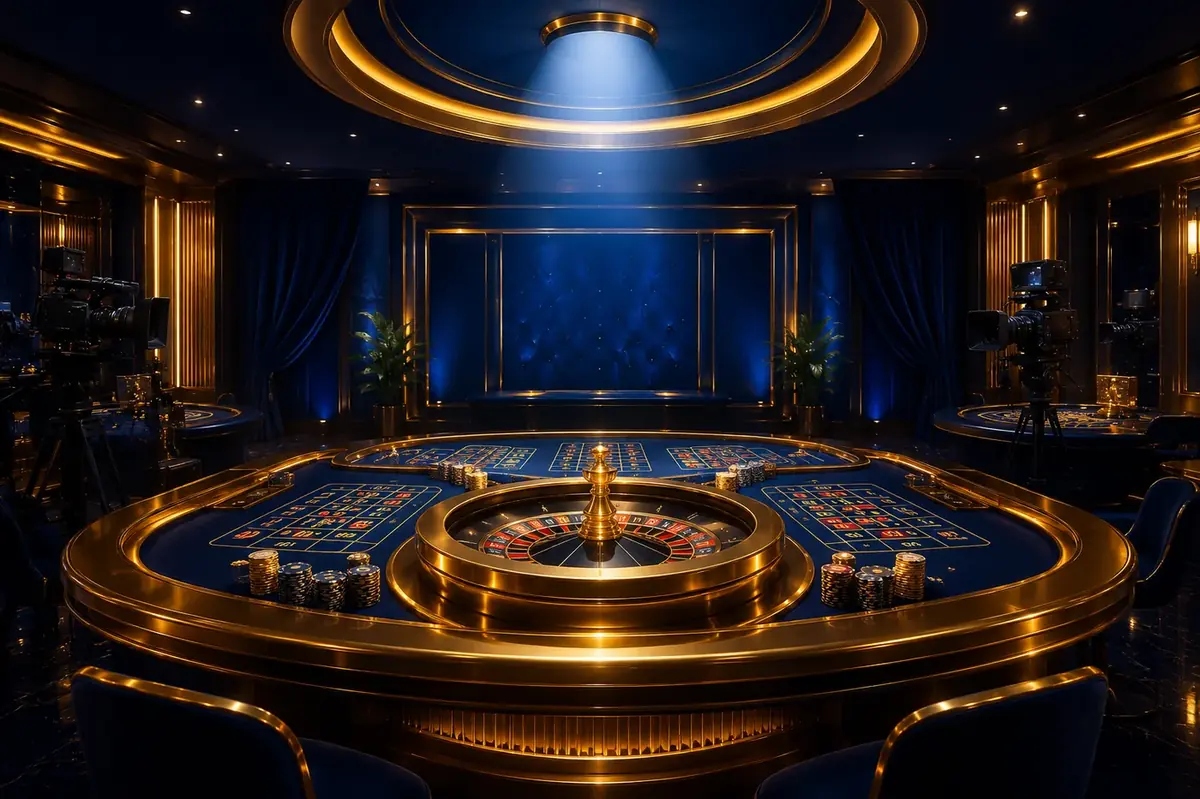 Elegant live-dealer casino studio for Zula Casino Canada live games