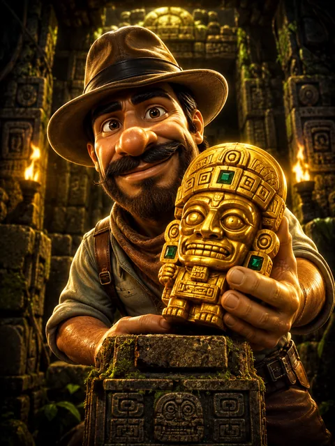 Gonzo's Quest slot game art at Zula Casino Canada