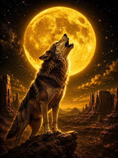 Wolf Gold slot game art at Zula Casino Canada