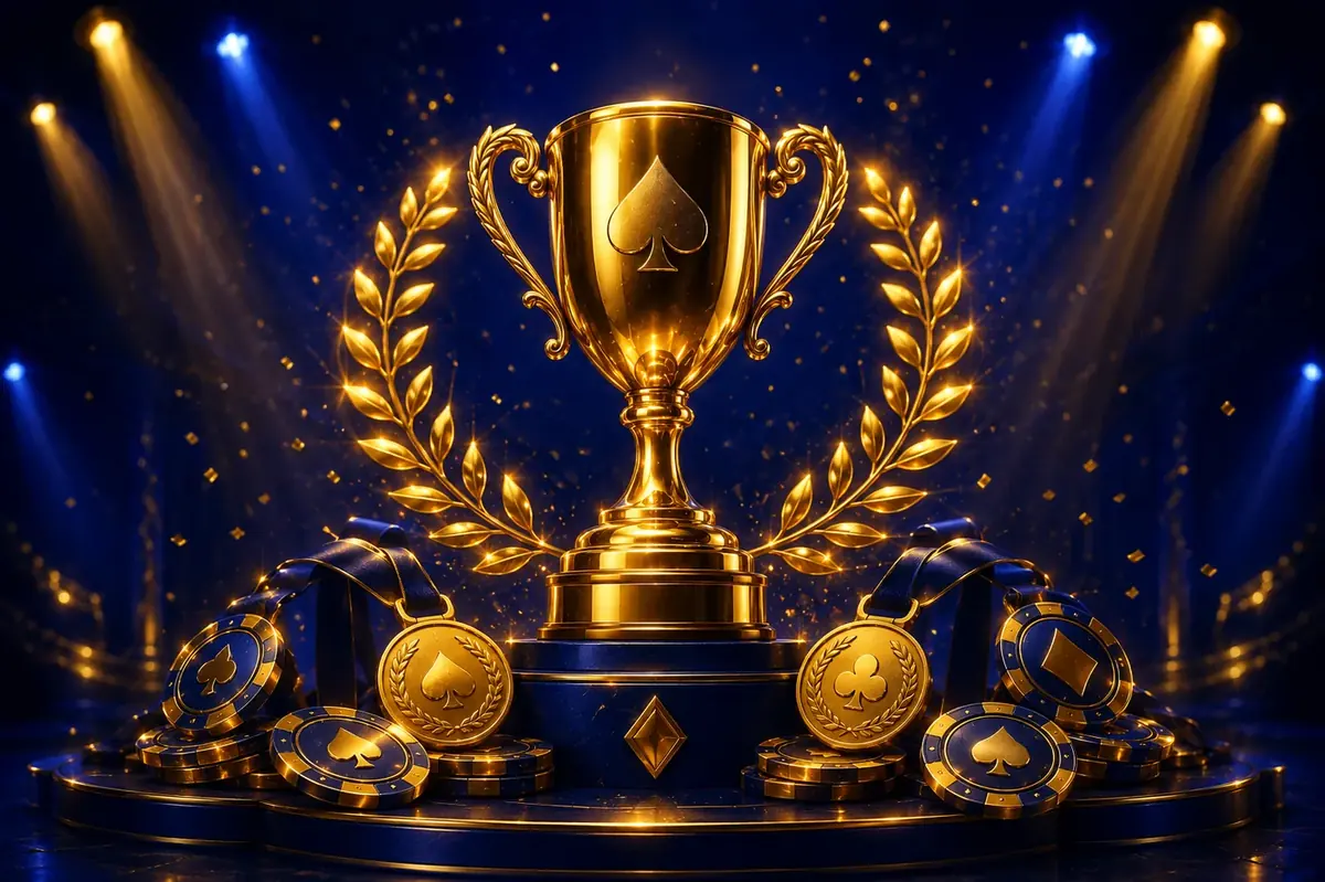 Gold tournament trophy for Zula Casino Canada slot and live table competitions